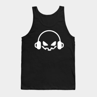 Music Monster Halloween creepy design Tank Top